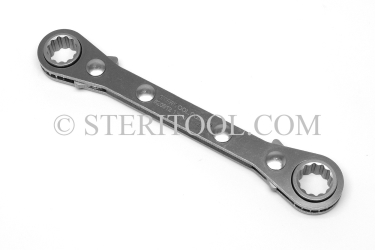 #20610 - 8mm x 10mm STAINLESS STEEL RATCHETING WRENCH. ratchet, ratcheting wrench, spanner, box end, stainless steel